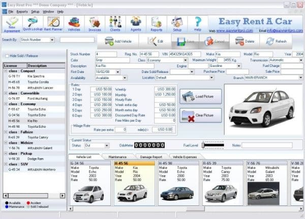 EasyRentPro Standard - Online Car Rental Software Systems | Website ...